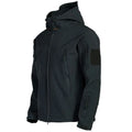 2024 New Fashionable Shark Skin Soft Shell Jacket Men's Tactical Windproof Waterproof Jacket Men's Jacket Hooded Jacket