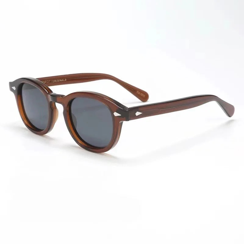 Authentic Johnny Depp LEMTOSH UV400 Driving Anti-Glare Men Women Sun Glasses Popular Square Acetate Frames Male Couple Eyewear