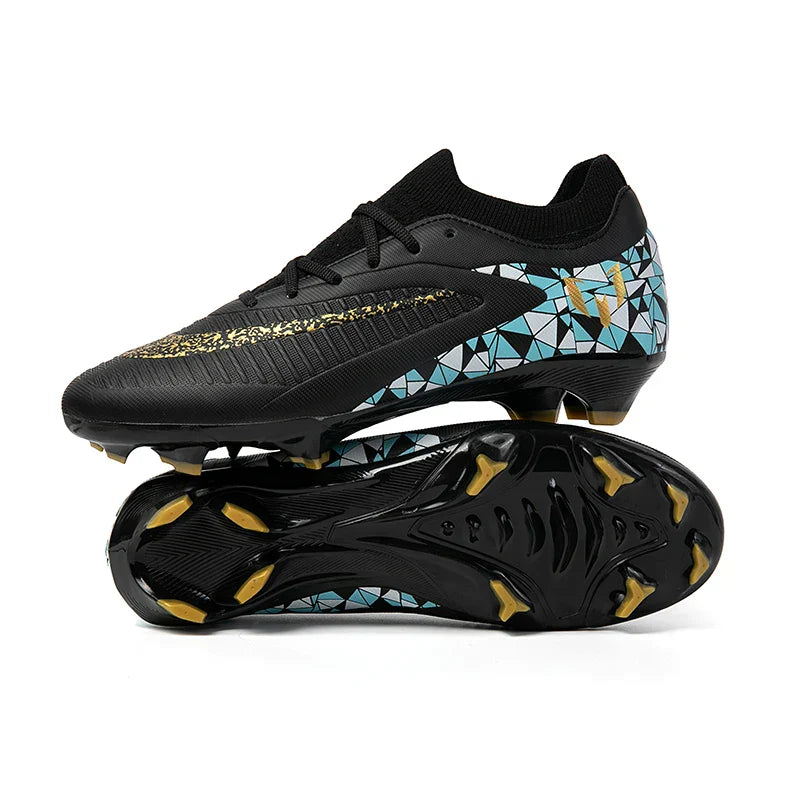 New Kid Match Boys Football Boots Sports Shoes Match Soccer Shoes Outdoor Sneakers Professional Non-Slip Comfortable Unisex