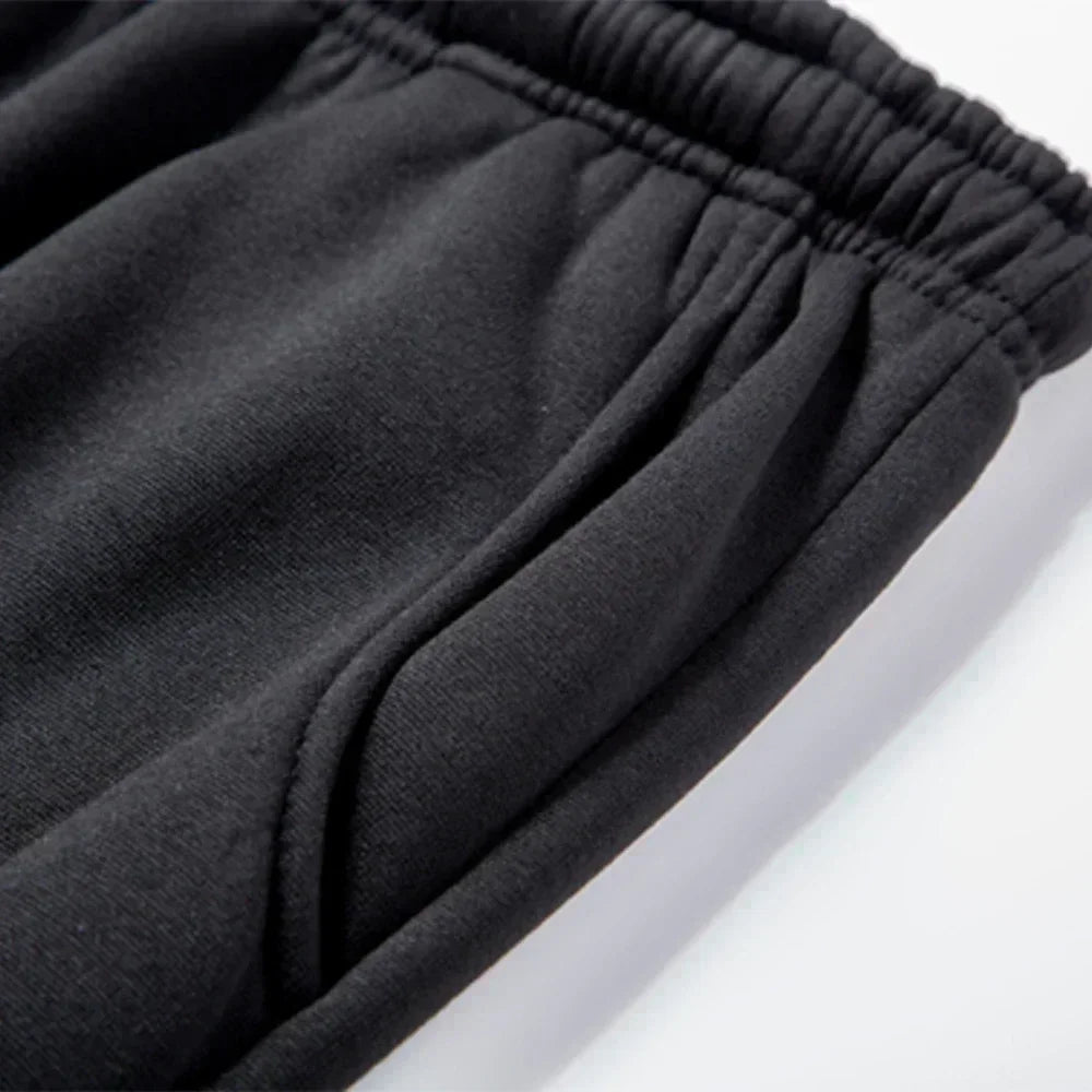 Men's Fleece Warm Hoodies Sets MILANO Printing Tracksuit Hooded Sweatshirt + Drawstring Pants Sportswear Two-piece suit