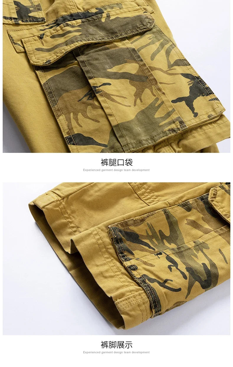 Breathable Lightweight Loose Sports Daily Wear Shorts Men Summer Casual Shorts Men Cargo Shorts Multi Pocket Outdoor Work Shorts