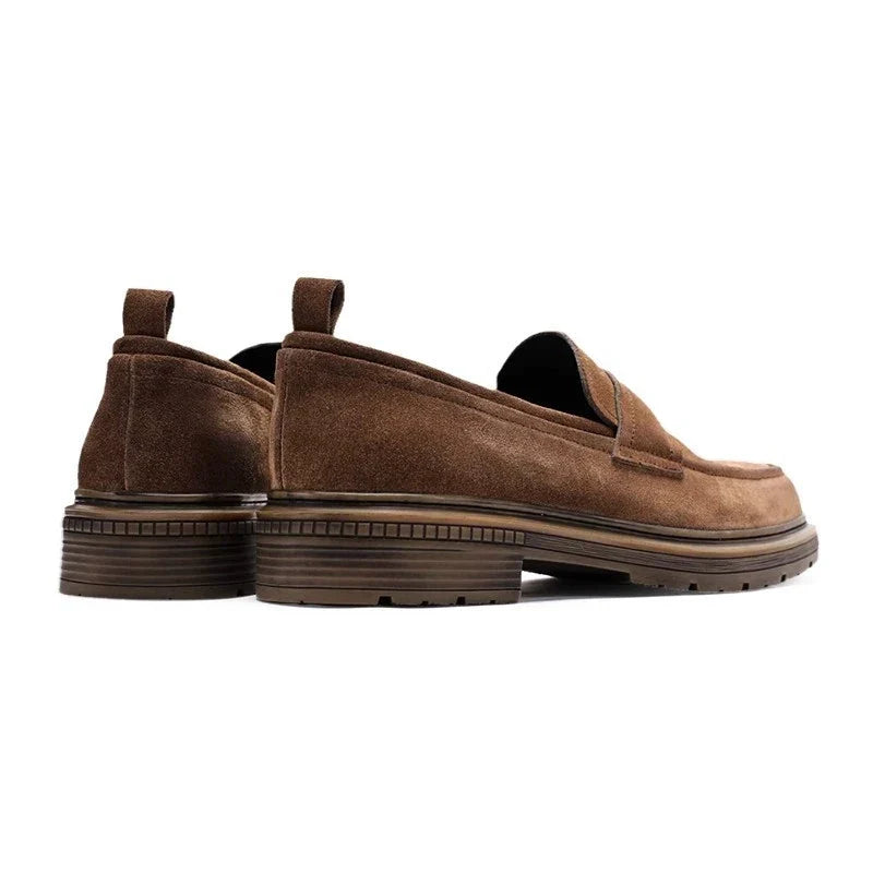 Classic Soft Cowhide Mans Loafers Spring Luxury Genuine Leather Comfortable Fashion British Outdoor Leisure Driving Shoes Man