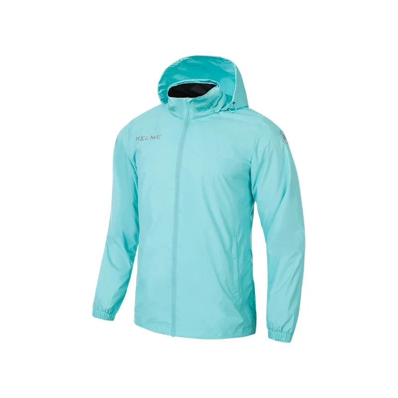 Men's Windbreaker Running Jacket Soccer Kid Hooded Windproof Coat Training Waterproof Jacket Quick Dry 3801241