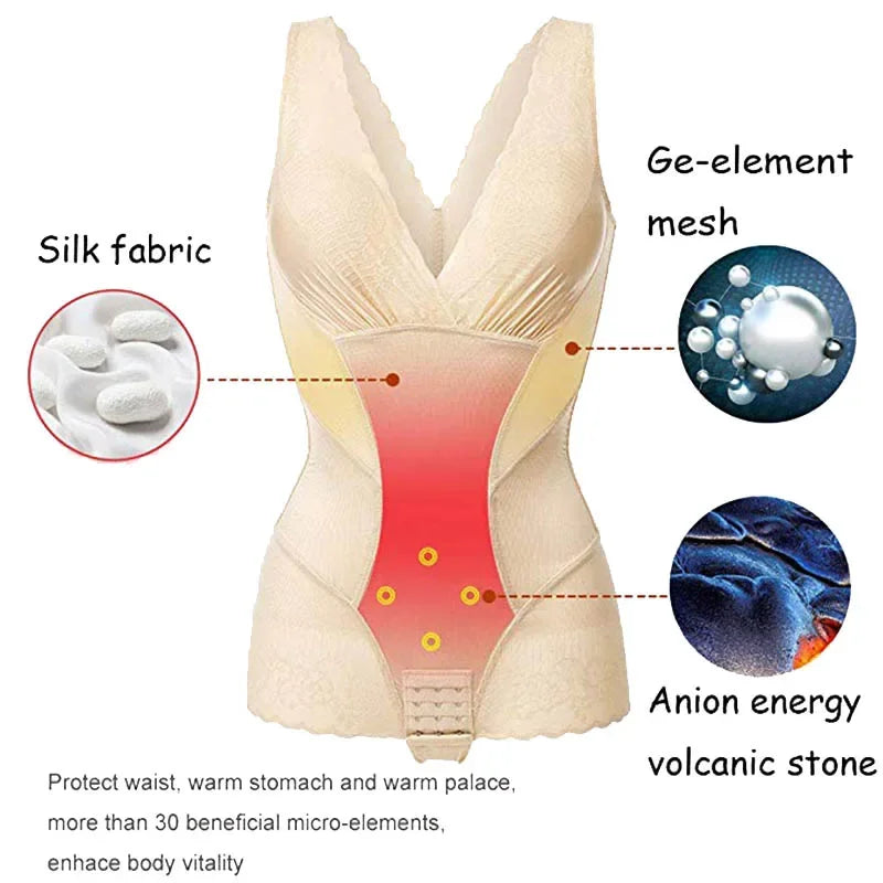 CXZD Women Bodysuits Shapewear Control Waist Trainer Body Shaper Slimming Underwear Tummy Trimmer Postpartum Rompers Butt Lifter