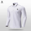 SBWL Autumn and winter outdoor high quality golf elastic long sleeve POLO shirt Fashion base office casual POLO T-shirt Tops