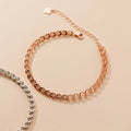 Authentic 925 Sterling Silver Gypsophila Bracelet Link Chain Bangle for Women Korea Style Wedding Engagement Fine Jewelry