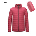 Spring Autumn Men Women With Embroidery Zipper Sleeveless Vest Front Light Thin Hooded Down Long sleeves Jacket Warm Windproof