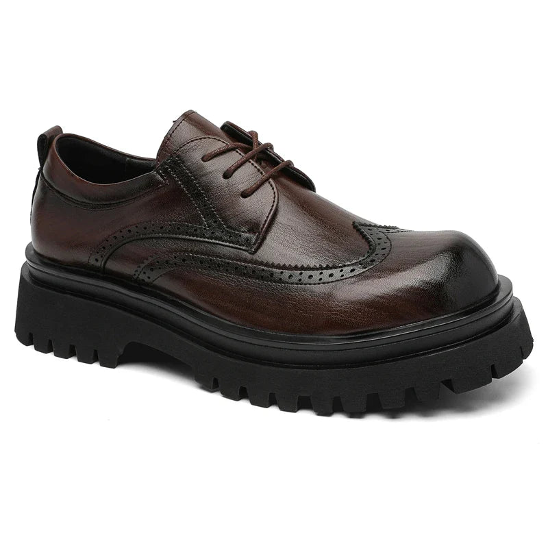Brand Man Shoes Formal Green Glossy Leather Shoes for Men Lace Up Oxfords for Male Wedding Party Office Business Casual Shoe Men
