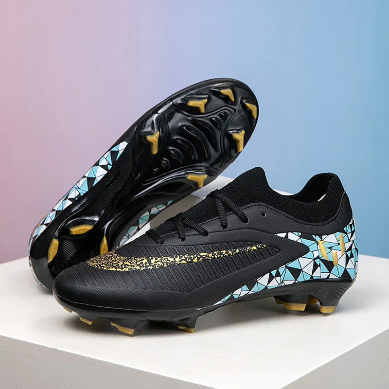 New Kid Match Boys Soccer Shoes Comfortable Outdoor Match Professional Football Boots Sneakers Non-Slip Sports Shoes Unisex