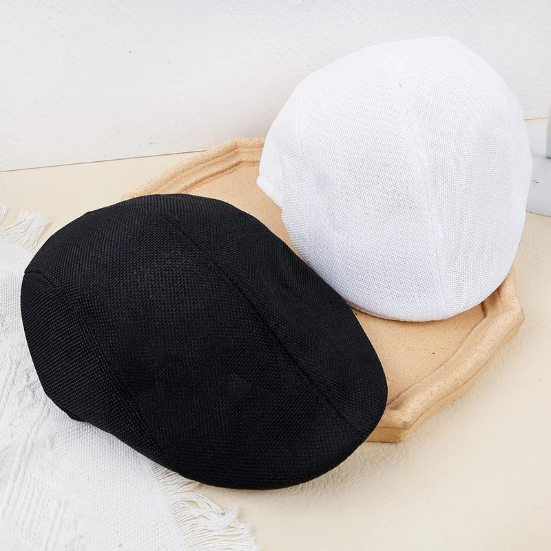 Men Berets Spring Autumn Winter British Style  Beret Hat Retro England Hats
