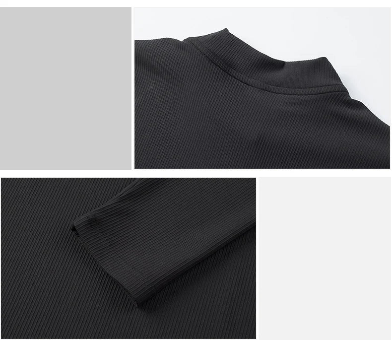 High Quality Outdoor Running Leisure Hiking Training Fitness Room Autumn Long Sleeve Sports Base Shirt Quick Drying T-Shirt