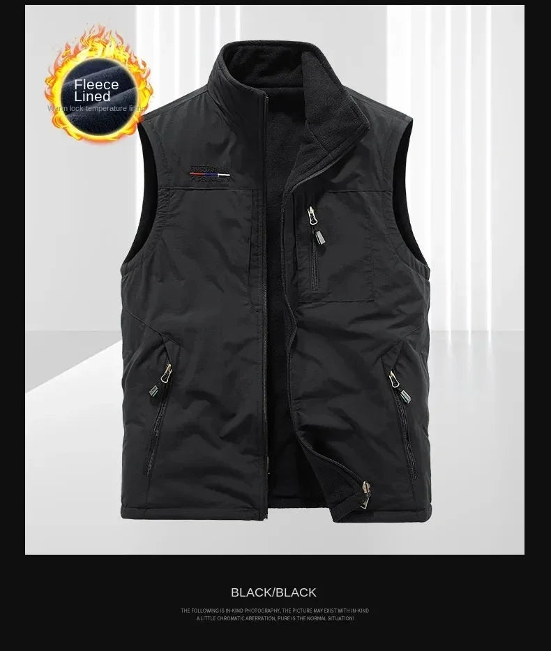 Outdoors Gilet Men Casual Heated Vest Man Body Warmer Hiking Clothing Luxury Thermal Fashion Men's Heating Winter Coat Plus Size