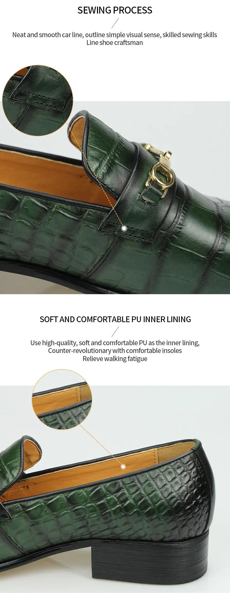 Successful Mens Loafers Business Dress Shoes Wedding Banquet Suit Italy Designer Leather Shoes Genuine Leather Pointed Toe