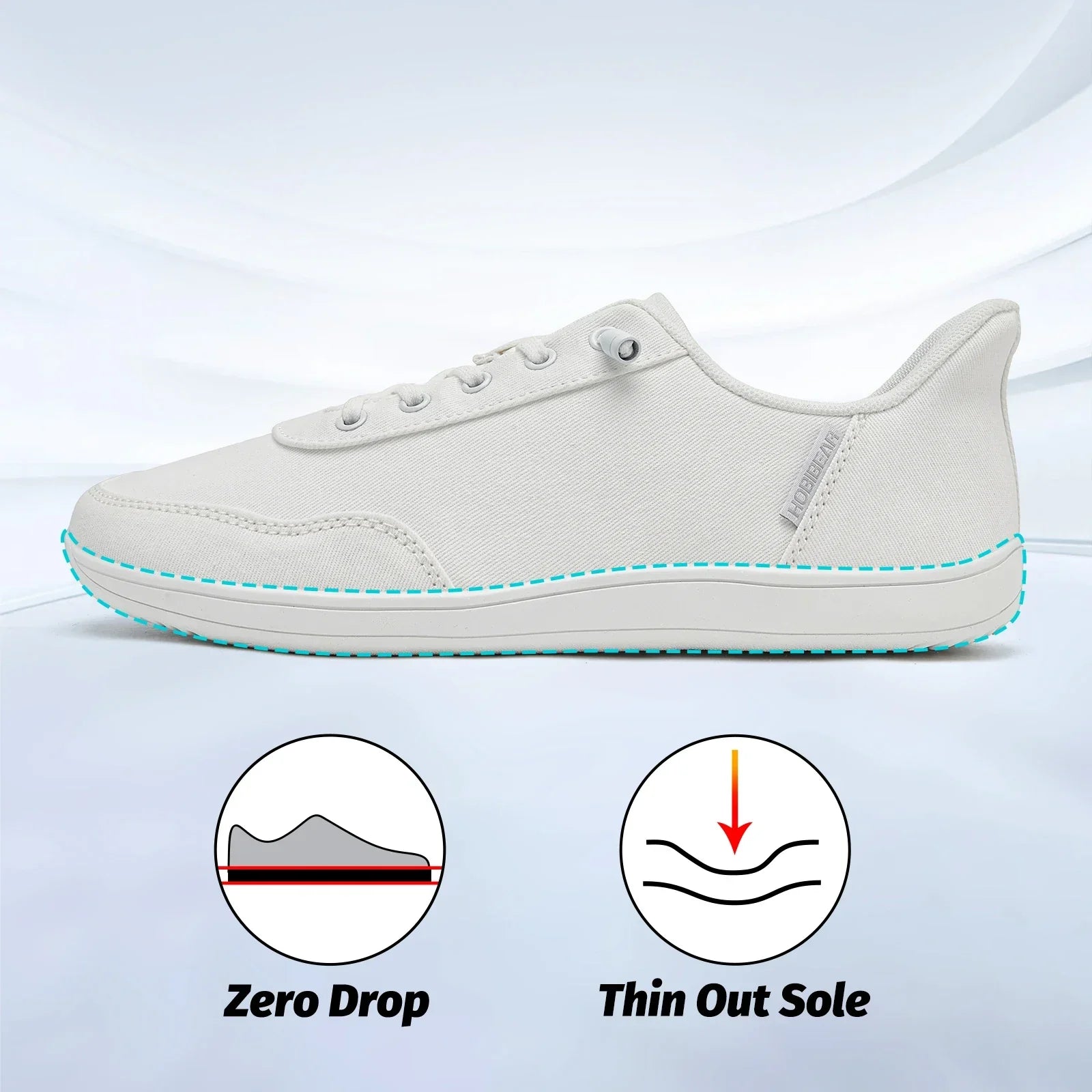 Unisex Barefoot Shoes for Men Women Wide Toe Adjustable Slip On Sneakers Minimalist Lightweight Walking Shoes