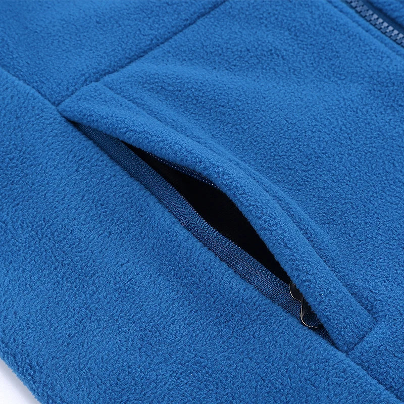 Men Polar Fleece Jackets Winter Windproof Thermal Soft Shell Jacket Outdoor Sports Hiking Camping Skiing Climbing Warm Coat