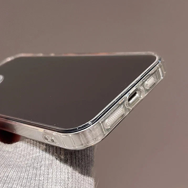 Luxury Make UP Mirror Case For Iphone 11 Case Iphone 13 14 15 16 17 Pro Max Air Plus 12 16Promax 15promax Silicon Phone Funda