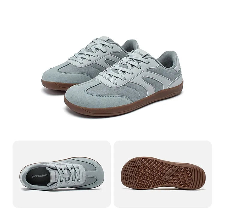 Barefoot Wide Toe Sneakers Unisex Zero Drop Minimalist Canvas Shoes Non Slip Lace Up Walking Sneaker