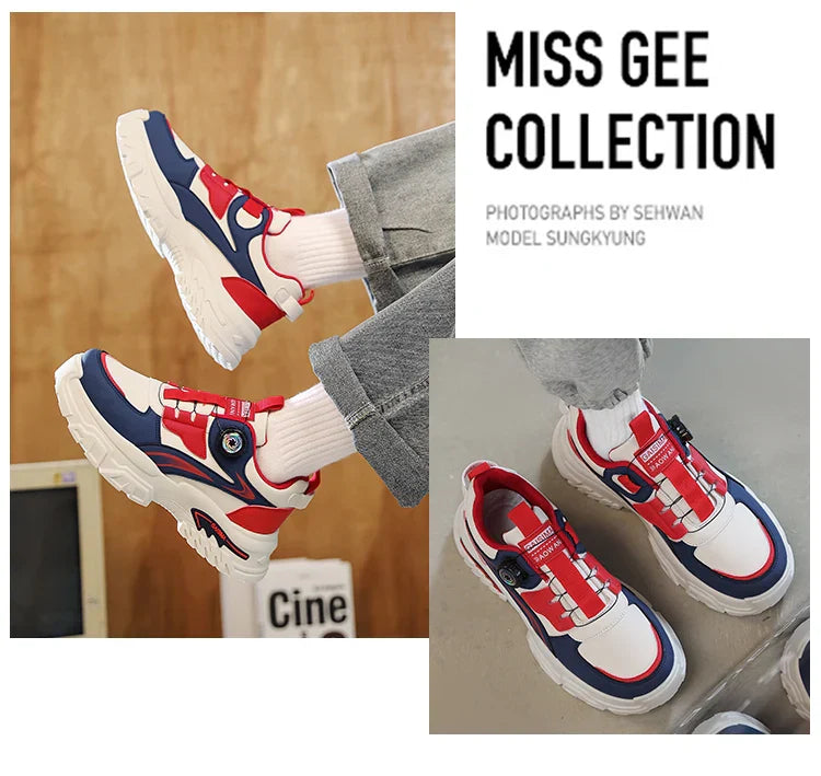 2025 Autumn New Men's Versatile High-Top Trendy Thick-Soled Running Shoes Breathable Casual Trendy Shoes