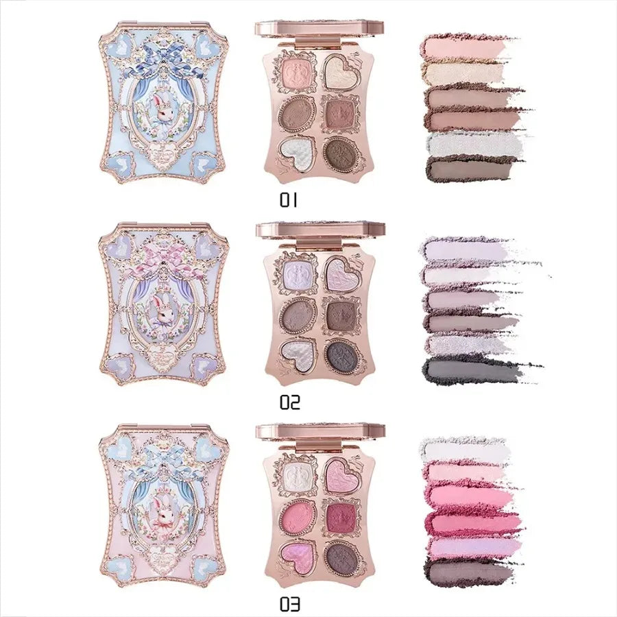 Garden Collection Lip Cream Blush Air Cushion CC Cream Liquid Foundation Eye Shadows Palette Makeup Set 10pcs