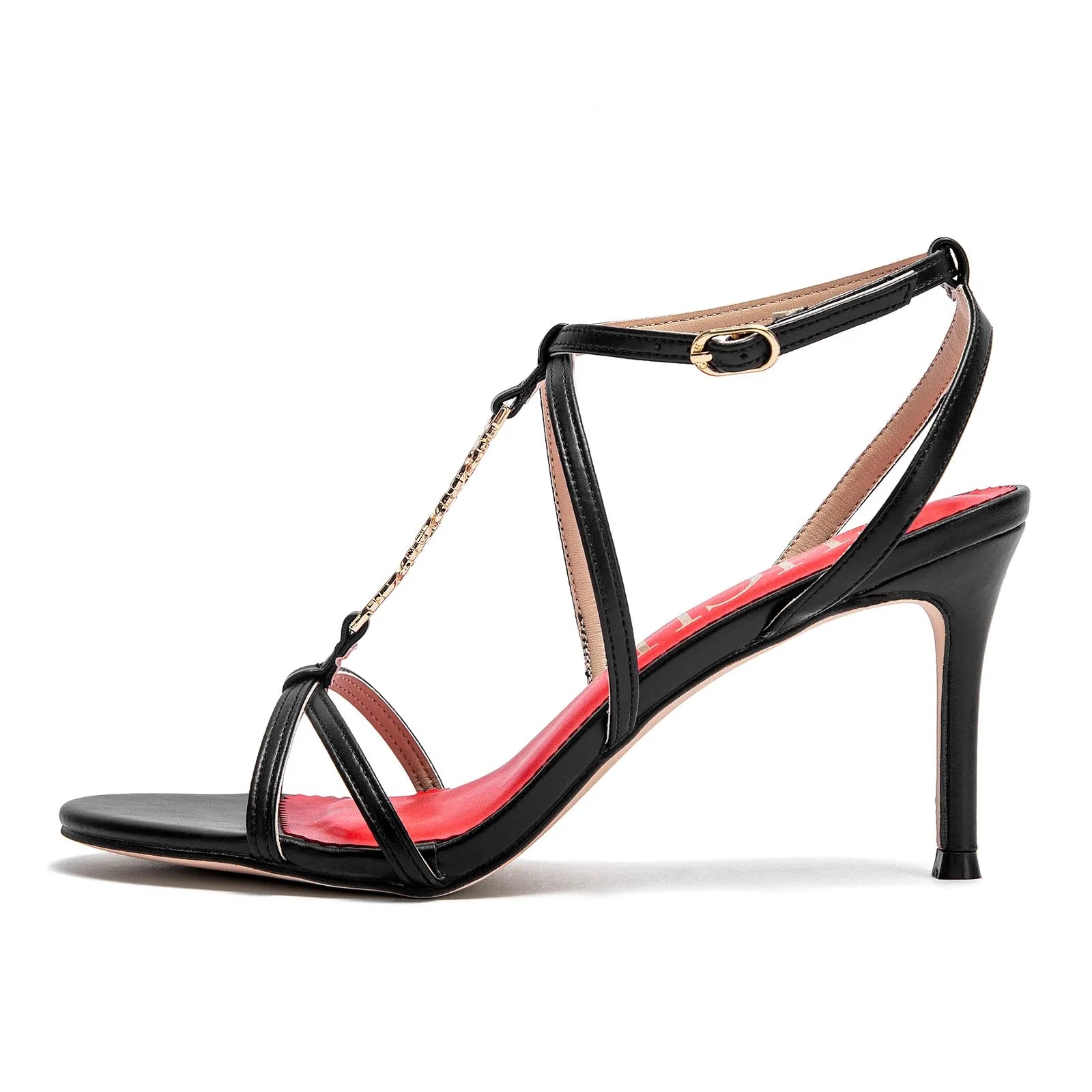 Womens Sandals Strappy Heels for Women Lace Up Square Open Toe Heels Tie Up High Heeled Sandals for Prom
