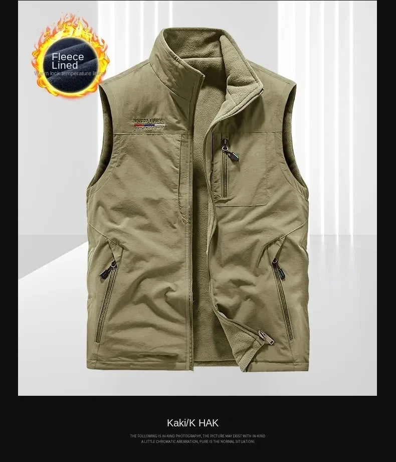 Outdoors Gilet Men Casual Heated Vest Man Body Warmer Hiking Clothing Luxury Thermal Fashion Men's Heating Winter Coat Plus Size