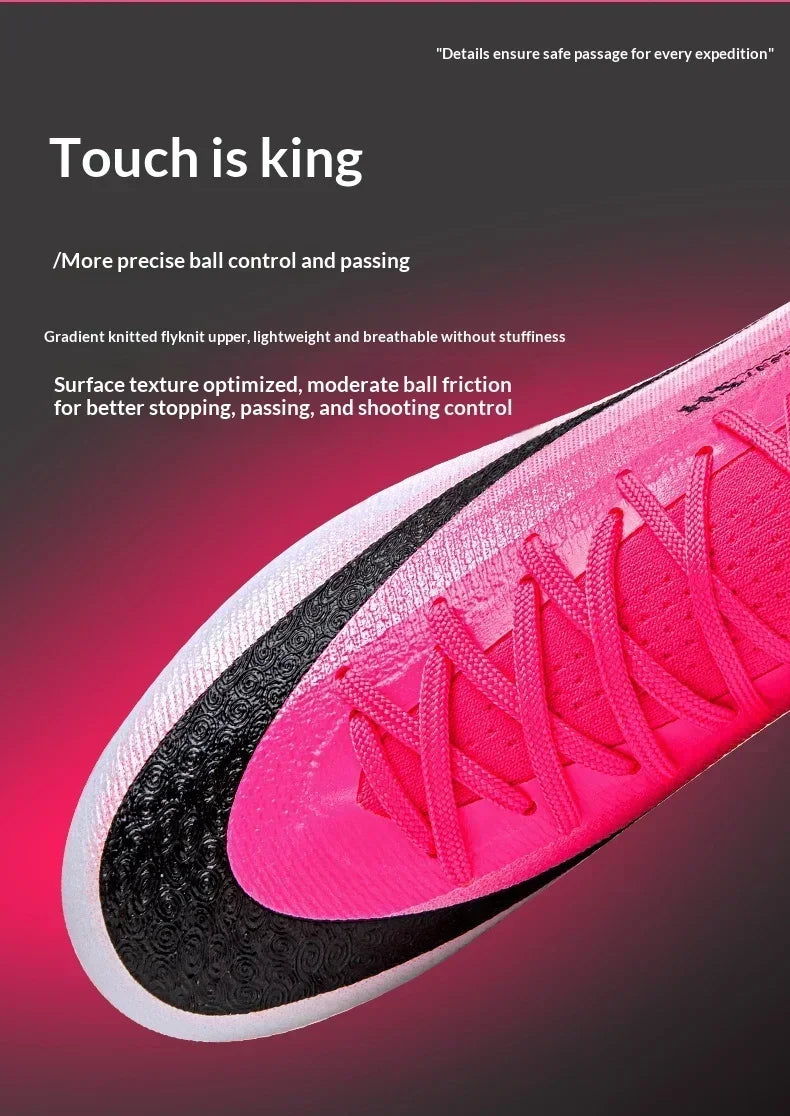 New Men Soccer Shoes Hot Sale Women Professional Football Boots Futsal Cleats Ultralight Unisex High-quality TF/FG Sneakers