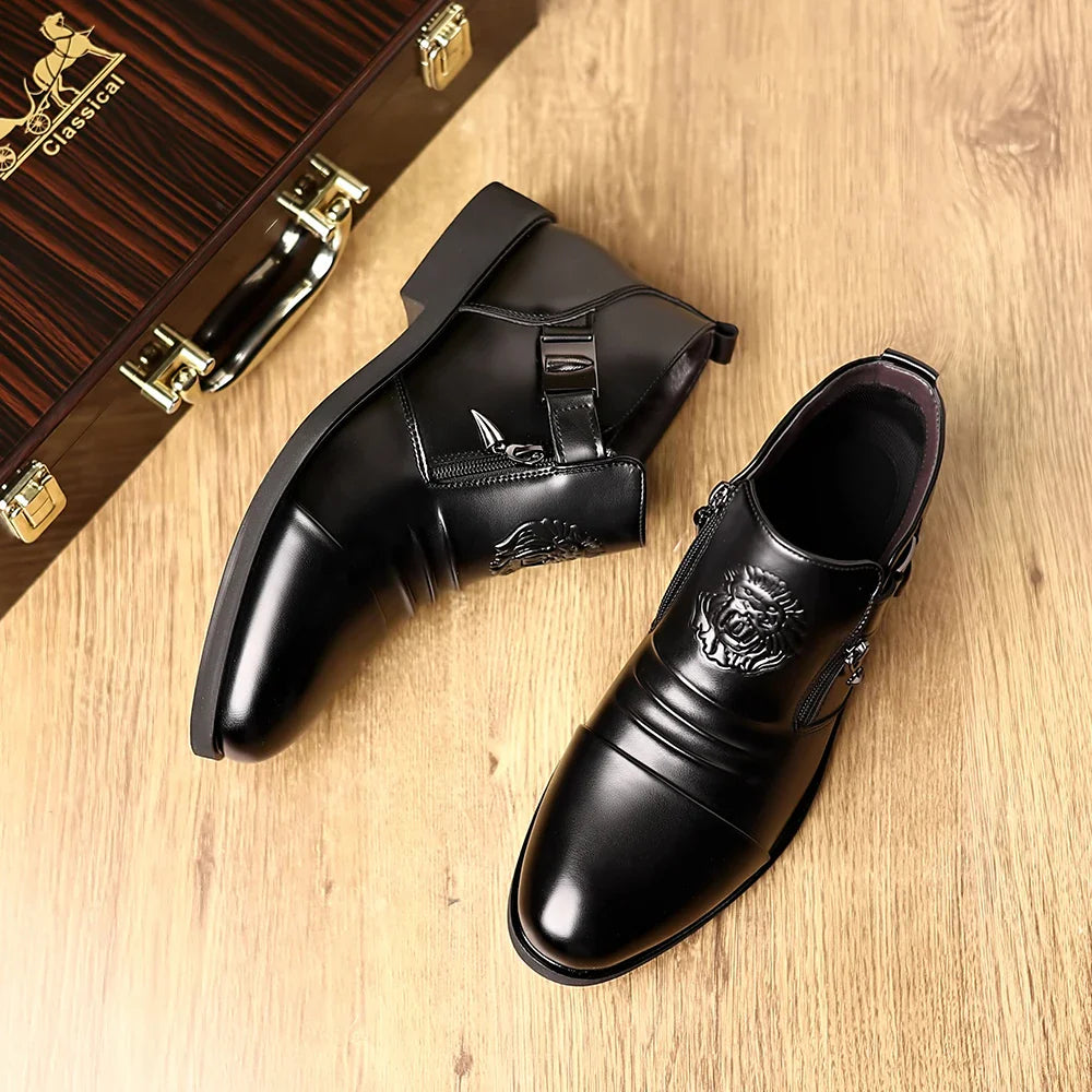Men’s Lightweight Casual Chukka Ankle Boots – Breathable Lace-Up Walking Footwear