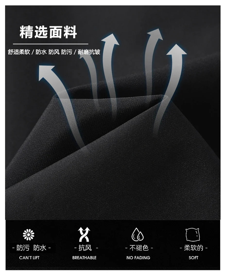 10XL 12XL Plus Size Windbreaker Men Waterproof Jacket Solid Color Black Windbreaker Coats Male Big Size Outdoor Outerwear