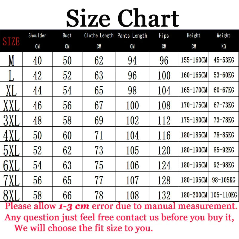 Men Set Large Size 6XL 7XL 8XL 9XL Fashion 2025 Autumn Winter Homme Suit Sweatshirt Sweatpants Men's Set Male Tracksuit Jacket