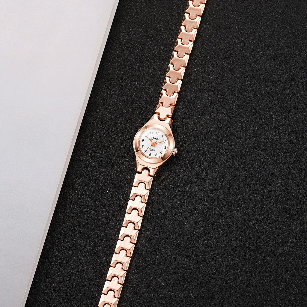 Elegant Small Arabic Dial Women Watches Thin Strap Ladies Quartz Wristwatch Reloj Mujer Girls Clock Gift(Without Box)