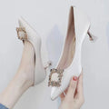 sapatos femininas women cute light purple spring & summer comfort stiletto heel shoes lady sexy elegant black footwear a427