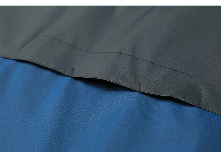 Camping Hiking Jacket Men Autumn Outdoor Sports Coats Climbing Trekking Windbreaker Travel Waterproof Jackets Black