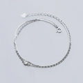 Real 925 Sterling Silver Luxury Double Layer Single Diamond Box Chain Bracelet for Women Fashion Bracelet Fine Jewelry