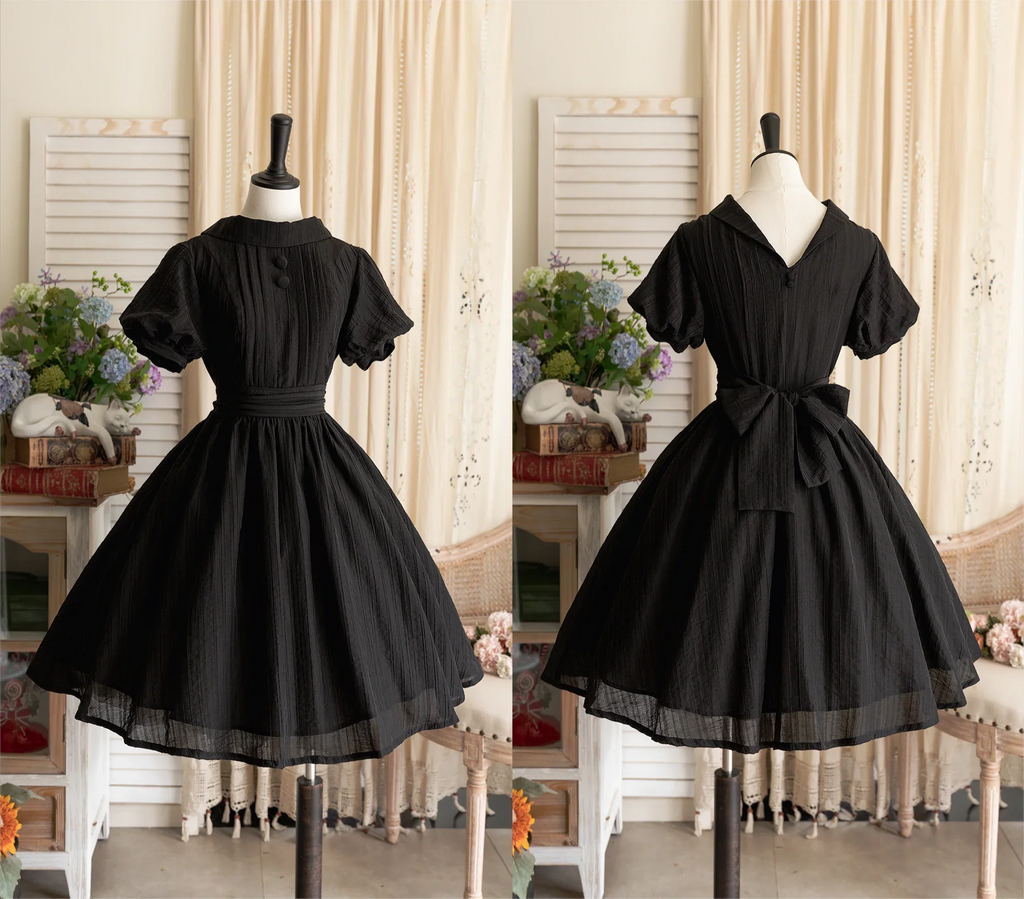 Retro Pastoral Style Elegant CLA Classical Tencel Dress for Women