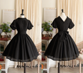 Retro Pastoral Style Elegant CLA Classical Tencel Dress for Women