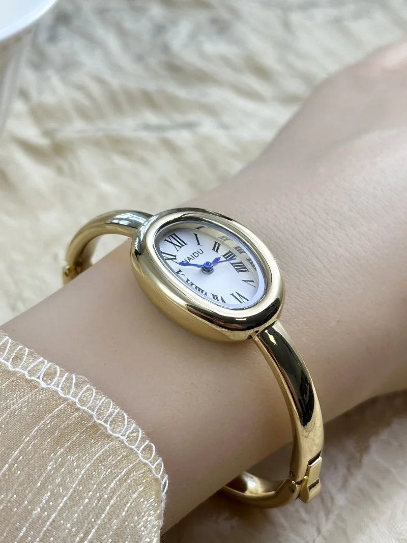 Famous Brand Bracelet Watch Stainless Steel Strap Gold Watch Fashion Small Dial Ladies Girl Gift Wristwatches Relojes Para Mujer