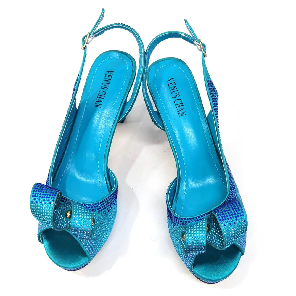 Evening High Heel Party Shoes And Bag Set Lucky Star Bag