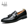 Men Casual Leather Shoes Brand Moccasin Oxfords Driving Shoes Men Loafers Moccasins Dress Shoes For Men New Italian Tassel Shoes