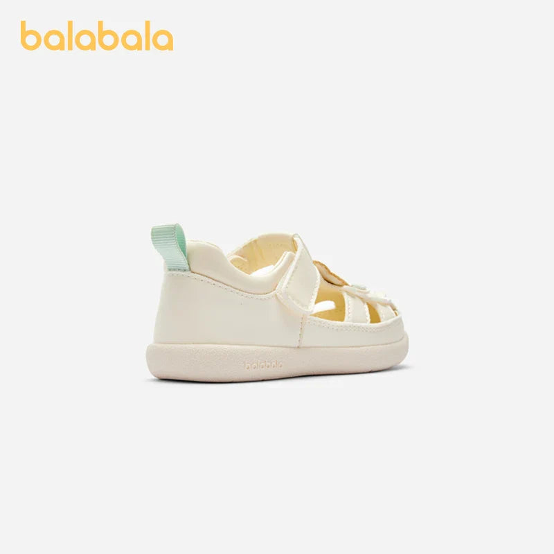 Balabala Baby Girl Walking Shoes Boys Girls Children Sandals Shoes 2024 Summer New Infant Slip-Resistant Fashionable and Cute