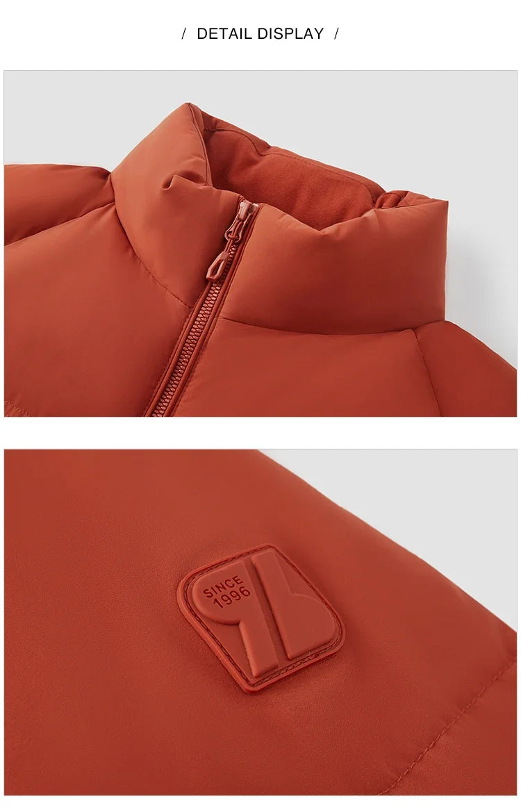 Unisex Puffer High Loft Down Stand Collar Warm Fit Waterproof Windproof Stain Resistant 2026 Couple Style Outerwear
