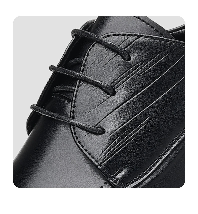 British Retro Formal Leather Shoes for Men Autumn New Designer Platform Dress Shoes Male Fashion Lace Commuter Office Shoe Man