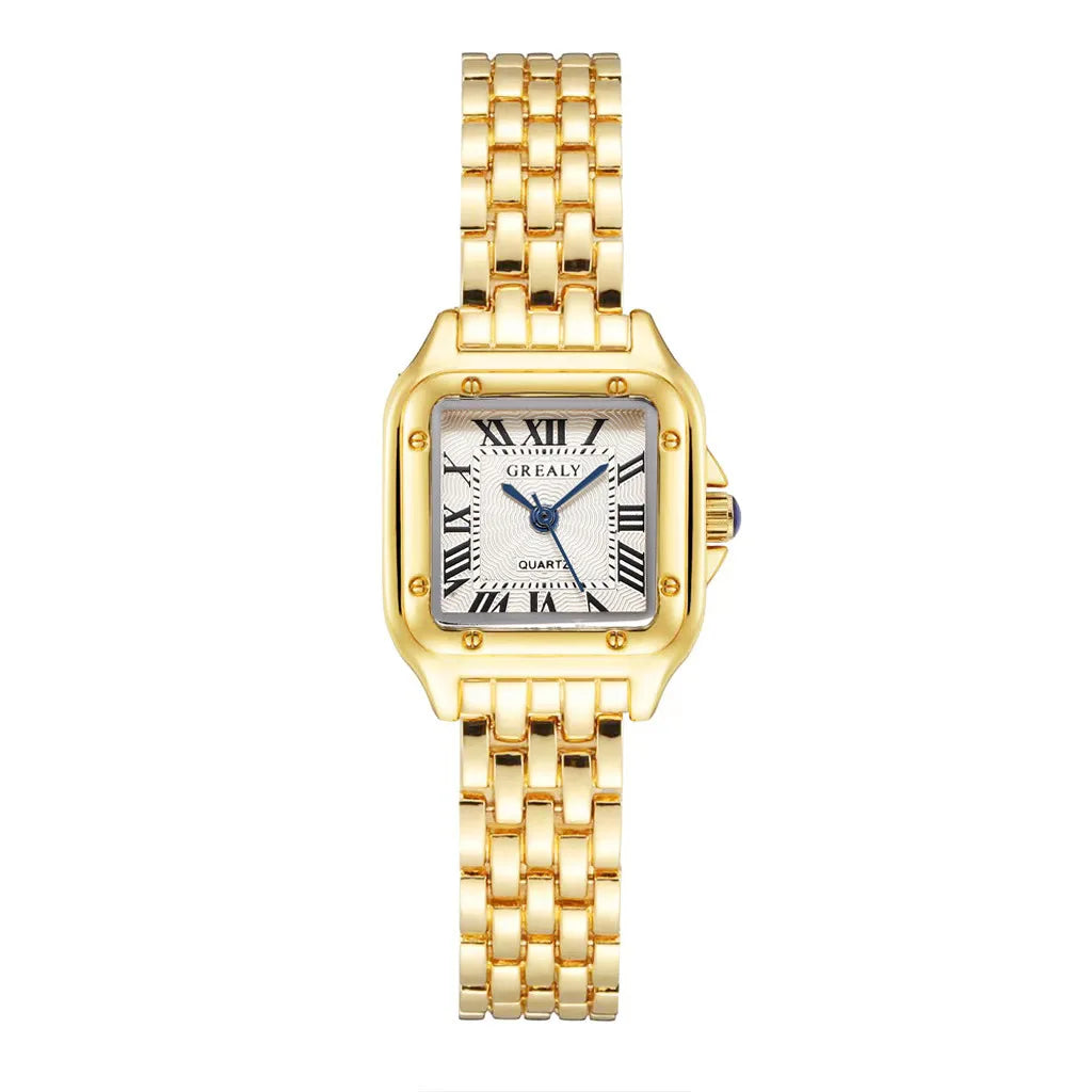 Women Watch Light Luxury Brand Stainless Steel Strap Ladies Business Quartz Watches Female Fashion Clock Watch