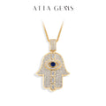 Classic Angel Eyes Moissanite Necklaces S925 Sterling Silver 18k gold plated for Woman Birthday Party Jewelry Gifts New