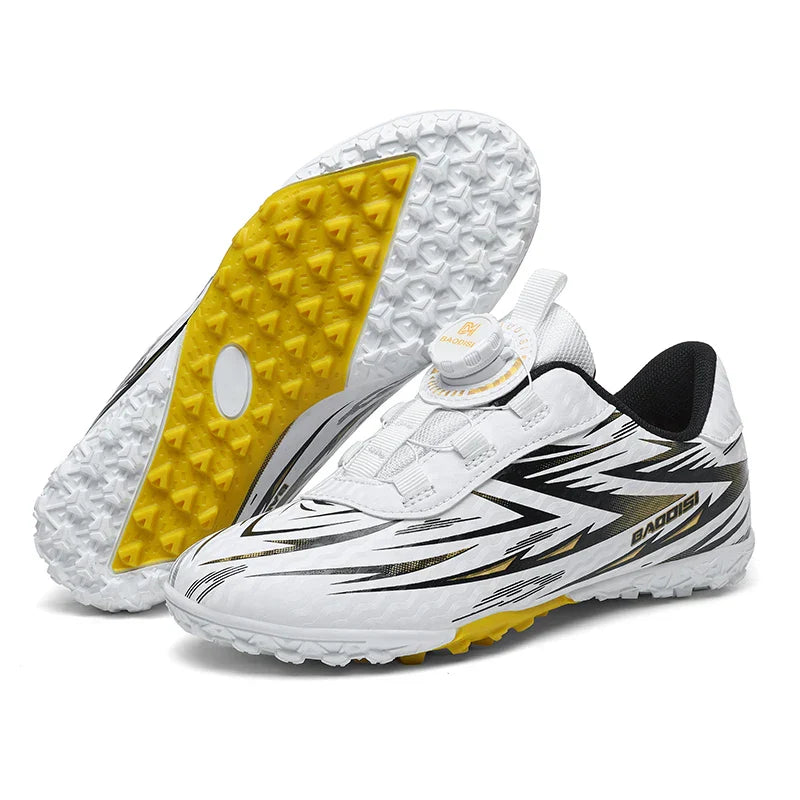 Kids Soccer Cleats Boys Football Boots Children Training Shoes Youth Ultralight Non-slip Sports Sneakers Breathable Comfortable