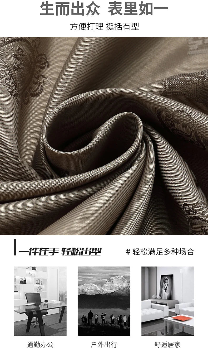 2024 Autumn New Men's Medium to Long Fashion Windbreaker Coat High Quality Double breasted British style Coat Series Belt Coat