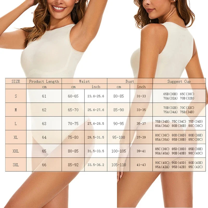 GUUDIA Halter Neck Body Shaper Suits Open Crotch Thong Shapewear Body Shapers Tummy Control Bodysuit Cupless Stretchy Jumpsuit