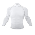 Cody Lundin Mock Neck Men Compression Long Sleeve Fitness Shirt Grappling Boxing Jersey, MMA Jitsu BJJ Rash Guard With Anti Slip