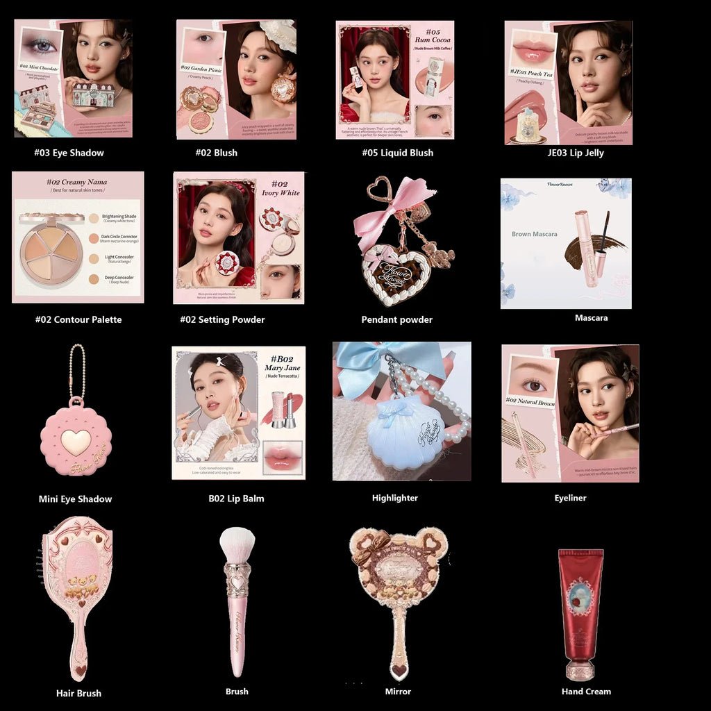 All In One Makeup Sets Gift Box Perfume Blush Cream Matte Lipstick Highlighter Highlighter Full Kit De Maquillaje