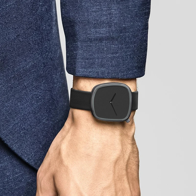 Watch Minimalist Men's Square Fashion Ultra thin Watch Minimalist Women's High Quality Elegant Quartz Watch Clock Gift