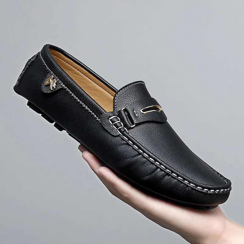 Formal Italian Shoes Men Handmade Leather Loafer Driving Flats Slip-on Casual Shoes Luxury Comfy Moccasins Dress Shoes for Men